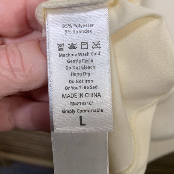 LuLaRoe Style Liv Ringer Tee Red Black White New With Tags Size Large - Picture 5 of 6